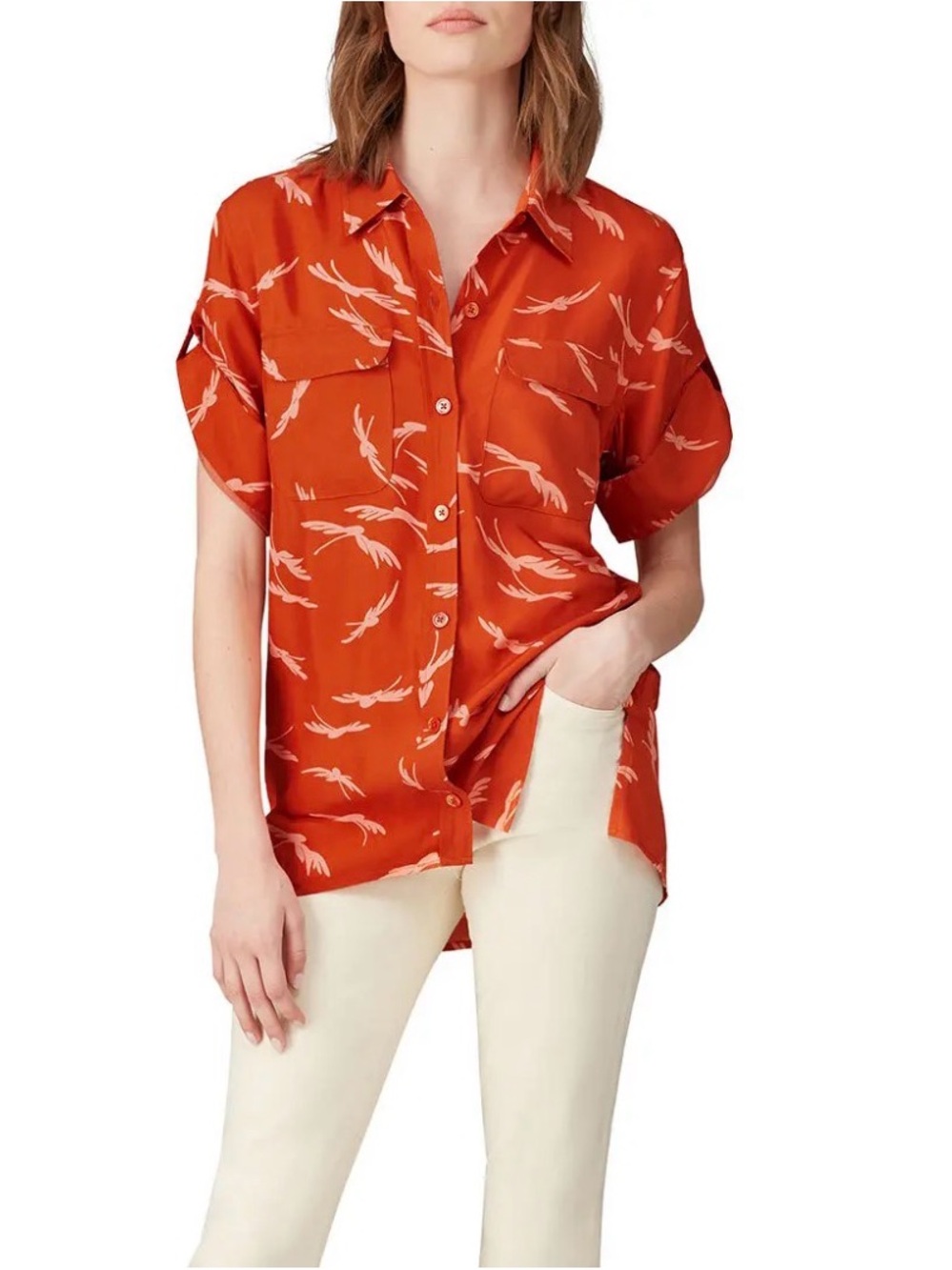 Equipment Marilau Button-Down Short Sleeve Shirt